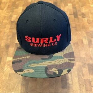 Surly Brewing Co Black and Camo Cap